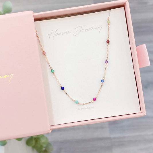 Multi-Gemstones Necklace