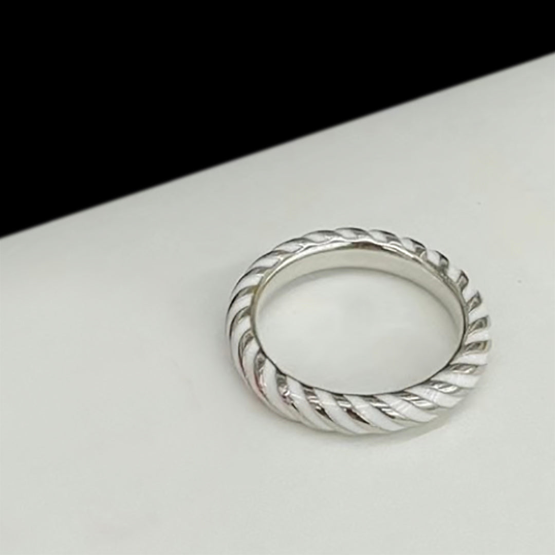 Joy Stripe Pattern Ring