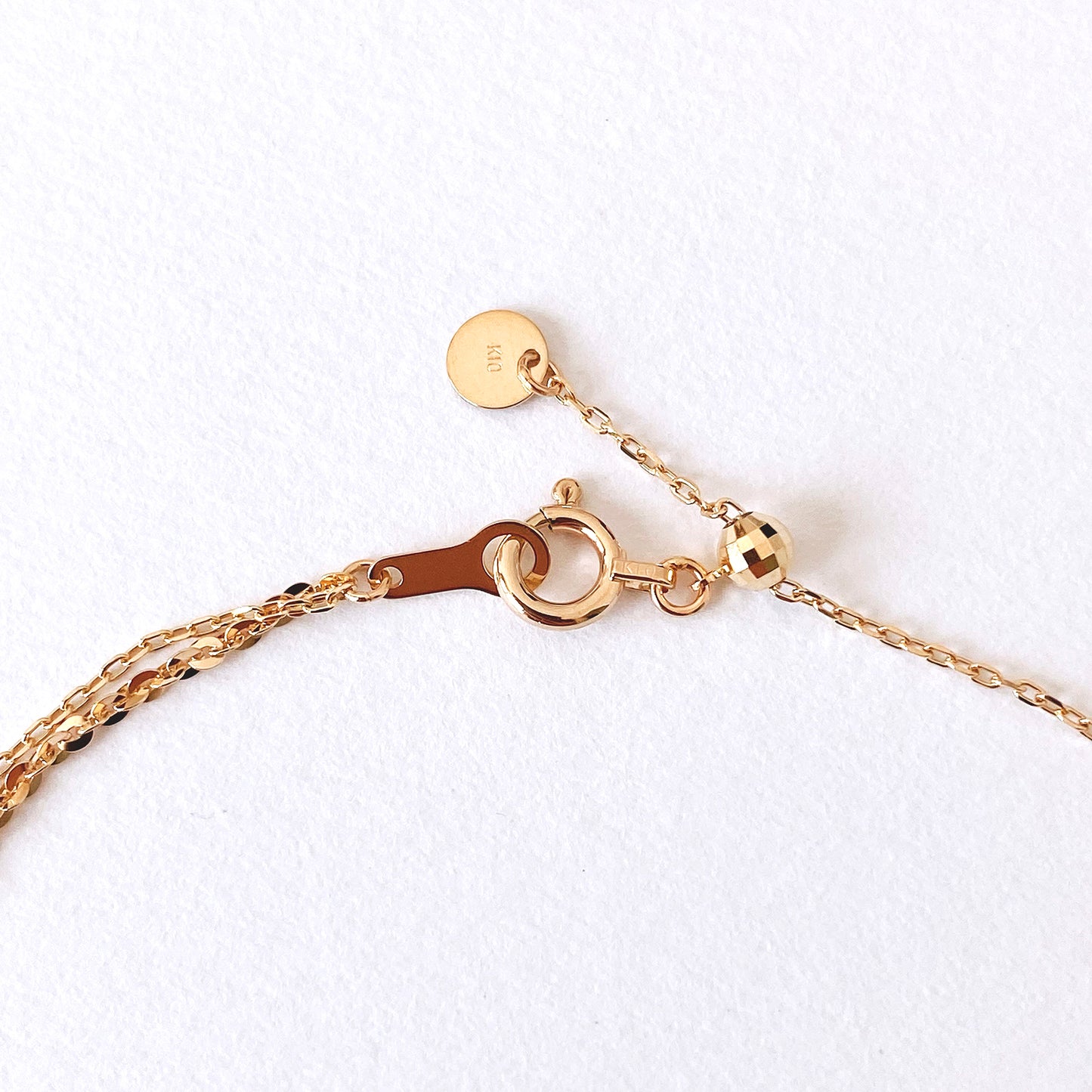 Nao Double Layer Bracelet (K10 Gold)