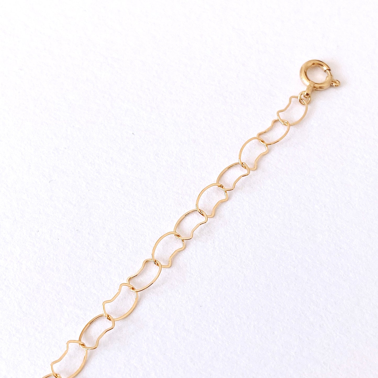 Ohta Lovely Cat Chain Bracelet (K18 Gold)