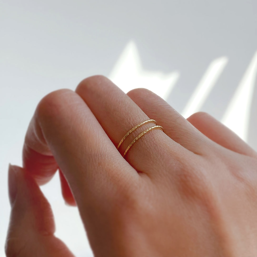 Maki Open Ring (K10 Gold)